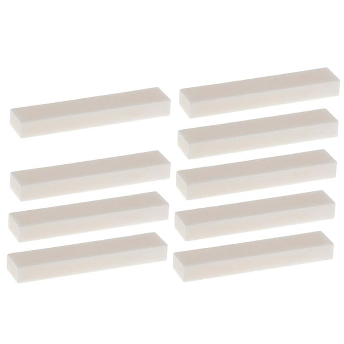 Acoustic Guitar Guitar Blank Bone Nut Unbleached Bone Guitar Blank for Electric Bass Acoustic Mandol