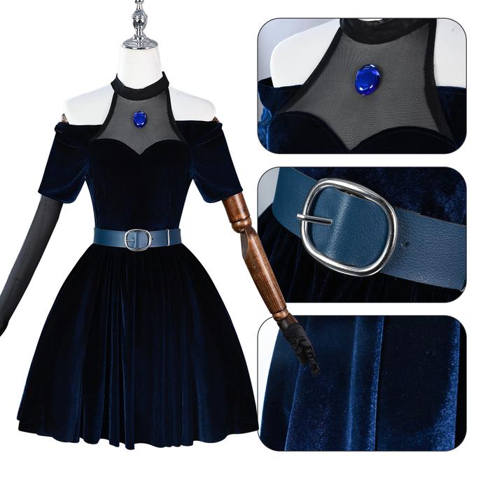 Alien Stage Mizi Cosplay Costume Dress Wig Anime Alien Stage Cosplay Halloween Carnival Party Costum