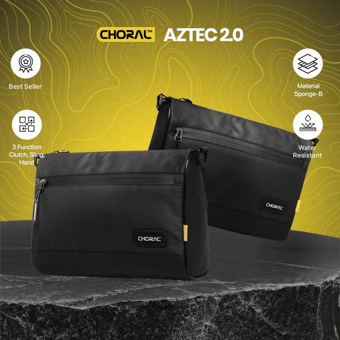 Choral Aztec 2.0 HandBag | Tas Multifungsi 3 in 1 | ClutchBag | HandBag | SlingBag | Tas Selempang P