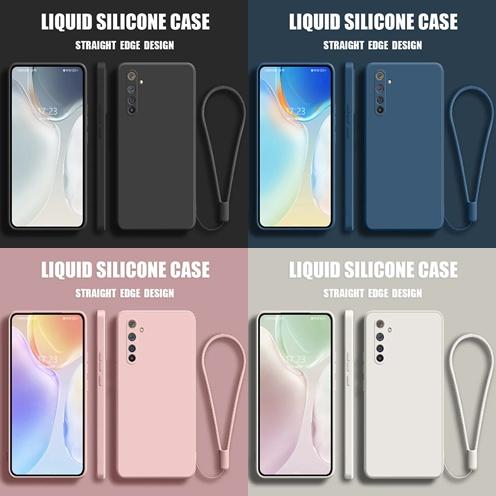 Case Realme 6 6 PRO Baby Skin tali Silicone Softcase Candy Square FC