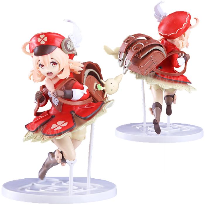 Mainan boneka koleksi figur Anime Genshin 24cm Genshin Impact Venti