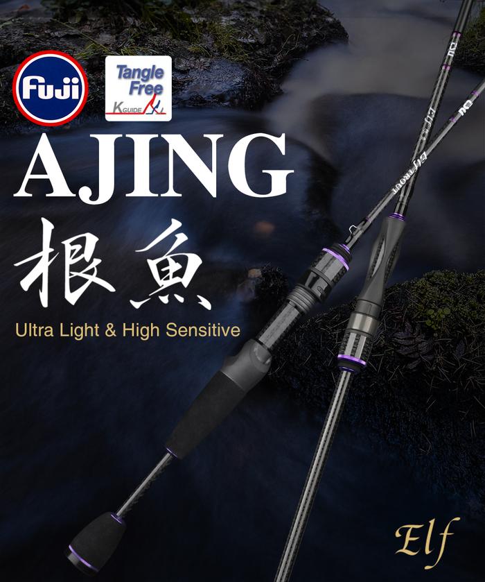 TSURINOYA Ultralight AJING Fishing Rod ELF L UL Power ROCKFISH TROUT