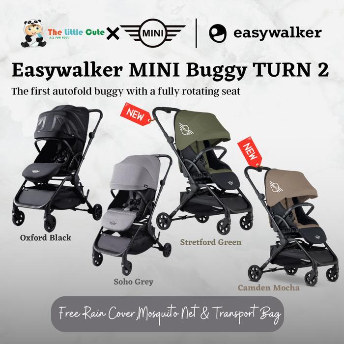TERLARIS EASYWALKER MINI BUGGY TURN 2 STROLLER AUTOFOLD