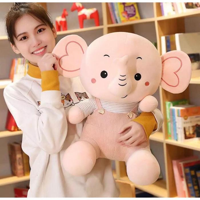 boneka gajah pake baju/boneka gajah lucu imut/boneka gajah jumbo