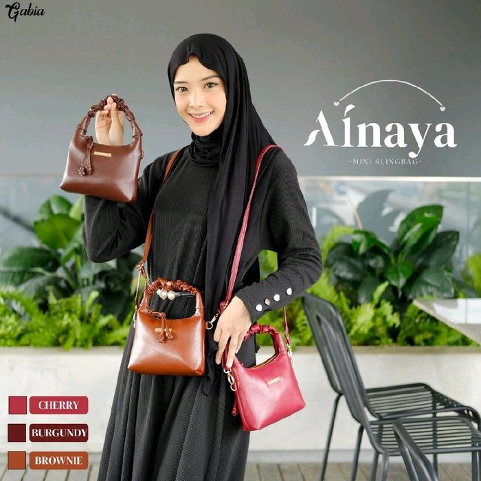 GABIA - Ainaya Mini bag Tas selempang min slingbag simple cantik ootd cewek
