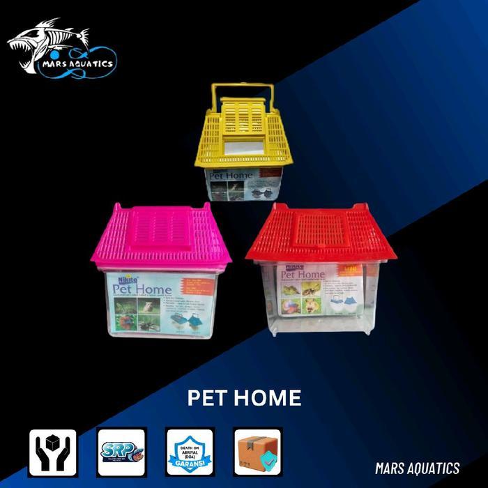 Pet Home Tempat Kura Kura Ikan Cupang Mini Tank Pet Home Mini Aquarium Nikita Extra Mini