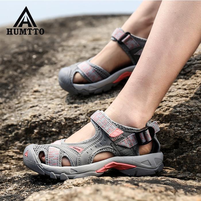 HUMTTO Outdoor Womens Sandals Breathable Hiking Shoes Mens Sports
