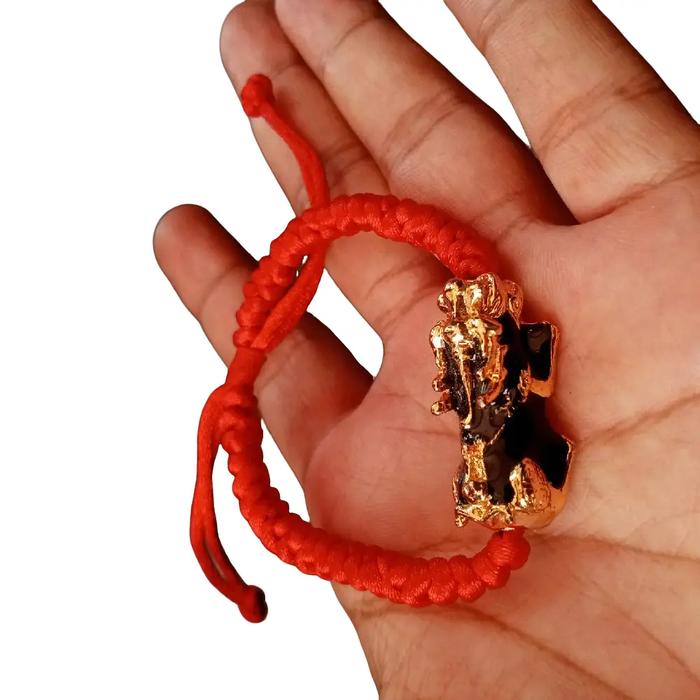 gelang shio naga emas kombinasi hitam