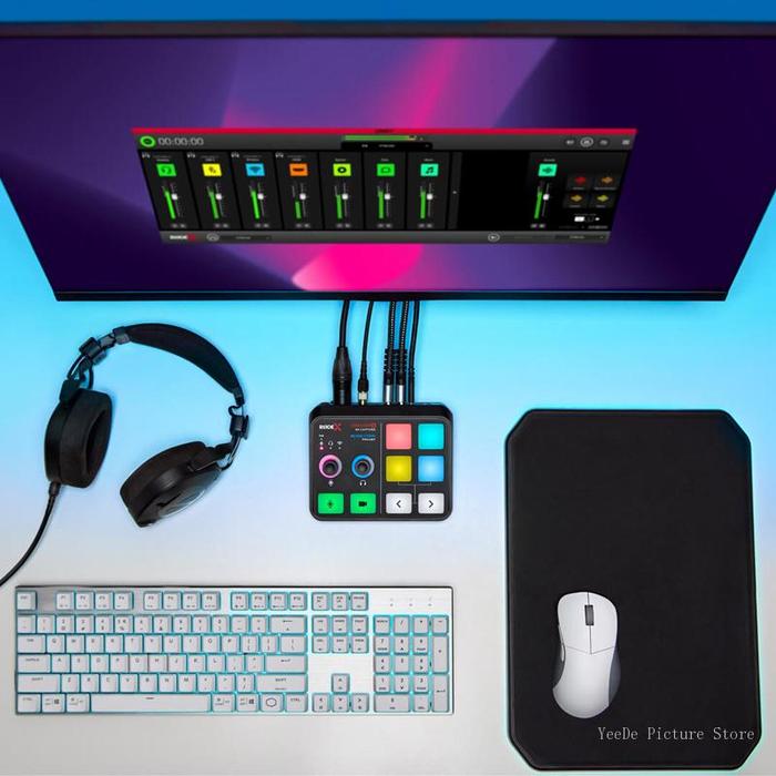 Rode Streamer X antarmuka Audio dan kartu penangkap, untuk mikrofon