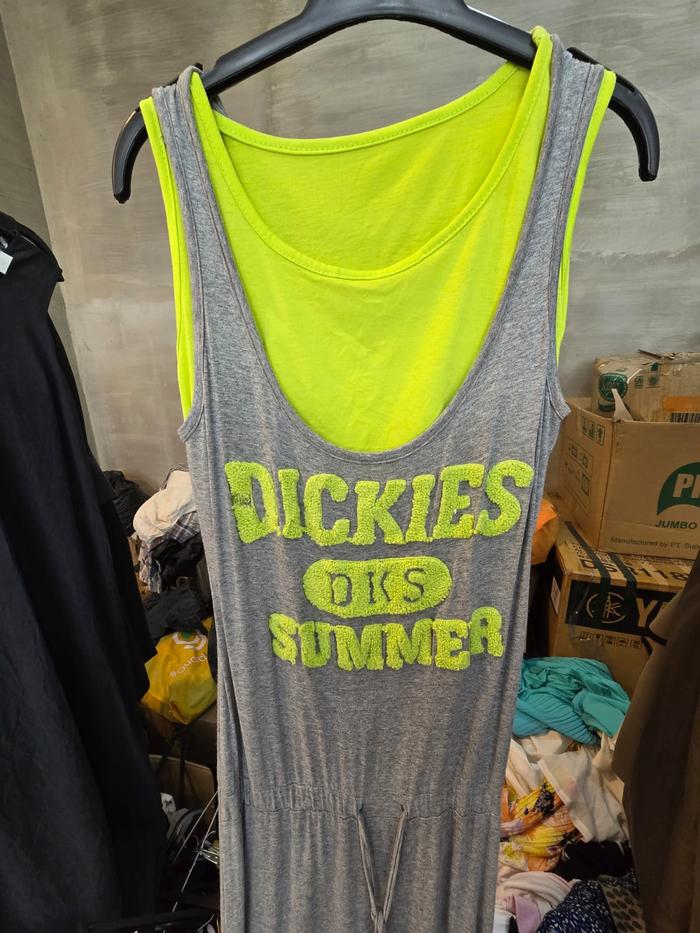 Dickies Summer Layered Jumpsuit - Abu Misty Neon Yellow