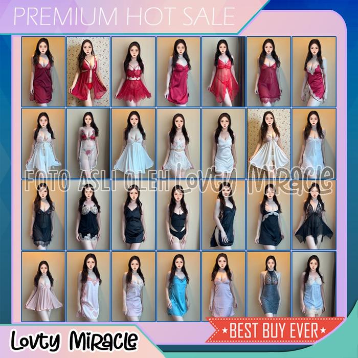 Ready (COD) Pakaian malam | Baju Malam [PREMIUM] Baju Haram Lingery Baju Tidur Baju Baju s Baju Naka