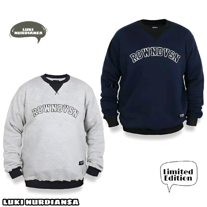 CREWNECK ROWN DIVISION X AEROSTREET LIMITED EDITION - CREWNECK PRIA WANITA /ORIGINAL