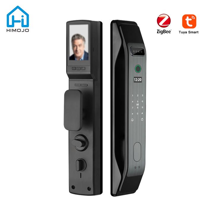3D Eletronic Zigbee Door Lock Face Recognition Tuya Biometric