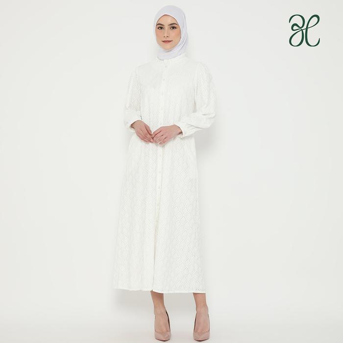 3H Alyana Gamis Putih (QA05)
