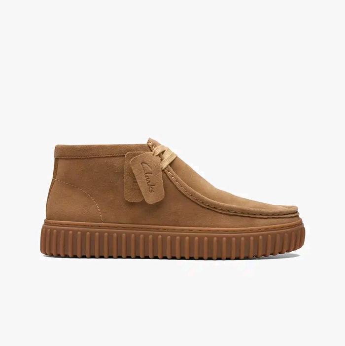 CLARKS  Torhill Hi  Sepatu Boot Pria Original Leather