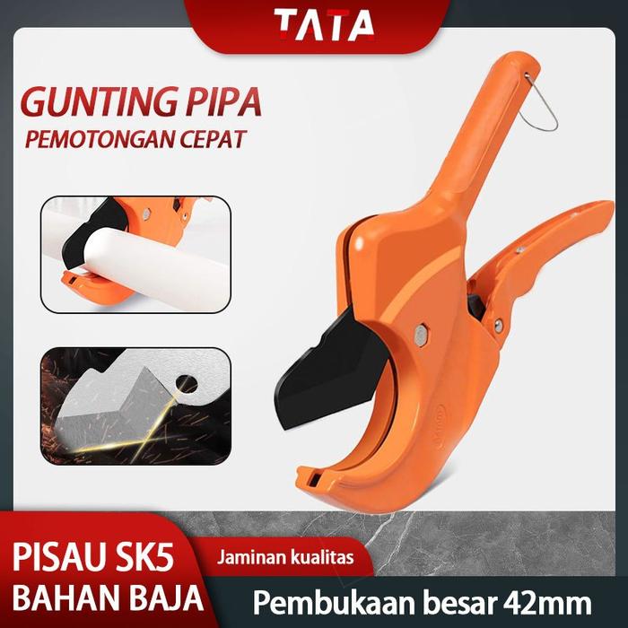 【COD】⚠ ⚠ TATA Ready stock Mesin Pemotong Pipa 32Mm/42Mm Gunting Pemotong Pipa PVC Gunting Pengunci O