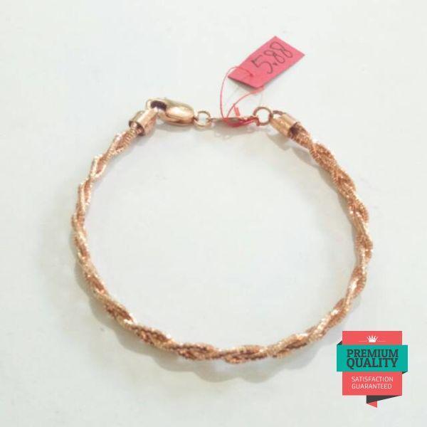PROMO GELANG WANITA ANYAMAN ELEGANT EMAS ASLI KADAR 750 ELEGAN