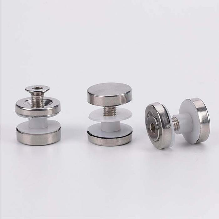 5pcs/Set Baut Kaca Jepit Stainless 304 Baut Penjepit Kaca Stainless Jepitan Kaca M8*25 Baud Kaca Unt