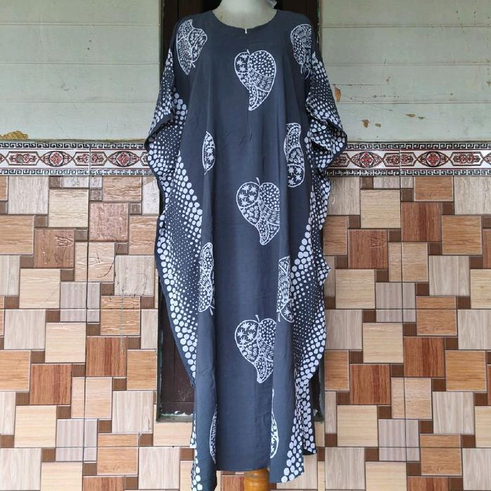 Daster Lowo Cap Rayon Premium Motif Daun