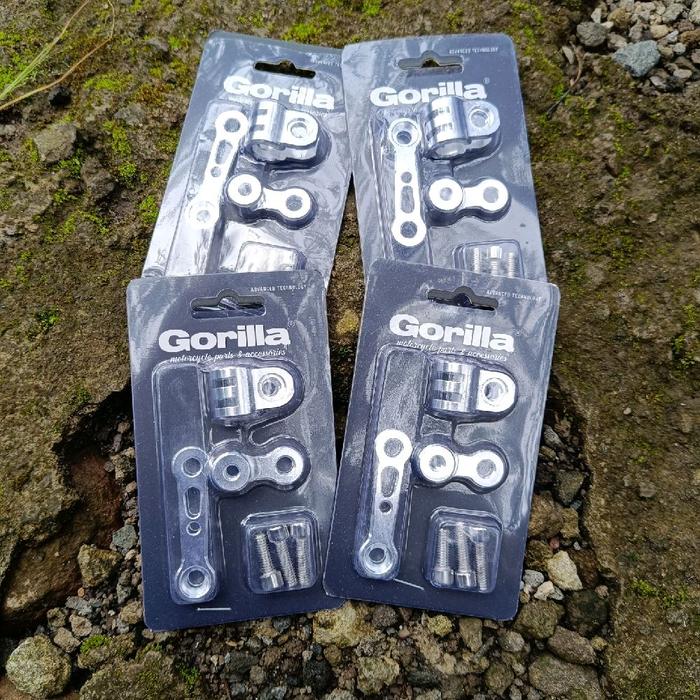 BRAKET BREKET KLEM SELANG REM DEPAN CNC MODEL TIANG ALUMINIUM GORILA UNIVERASAL