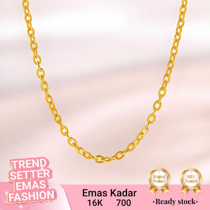 Kalung Emas Anak Rolona Polos Gold 16K