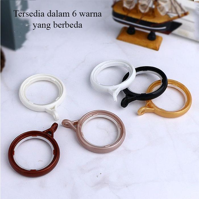 Ring Cincin Rel Gorden Pengait Ring Pipa Hordeng Rollet Gelang Ring Tirai