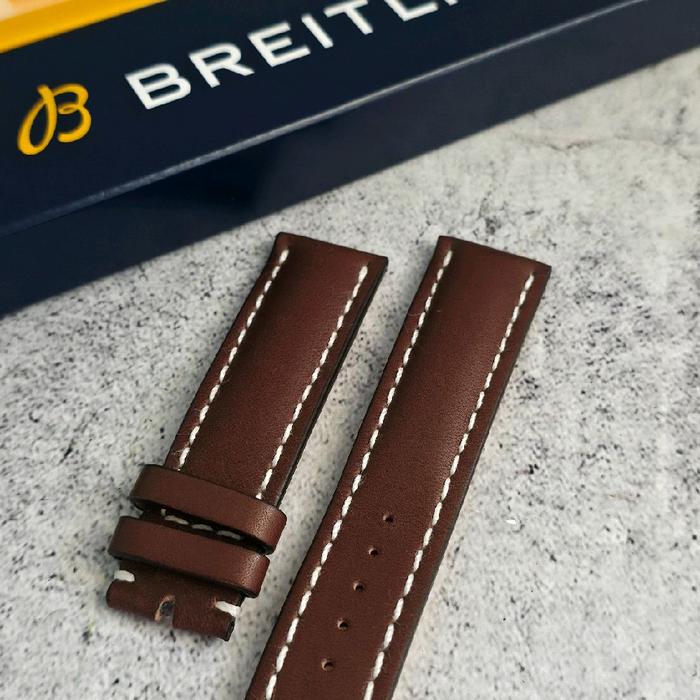 Strap Original Jam Tangan Breitling / Leather Strap 22mm