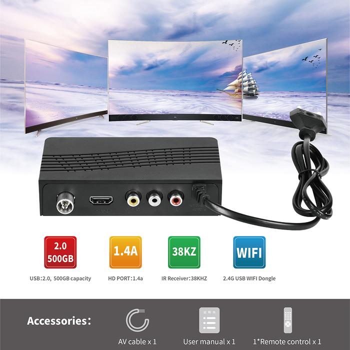 Smart TV BOX STB DVD HIFI Amplifier STB 1080P Digital Set Top TV Box