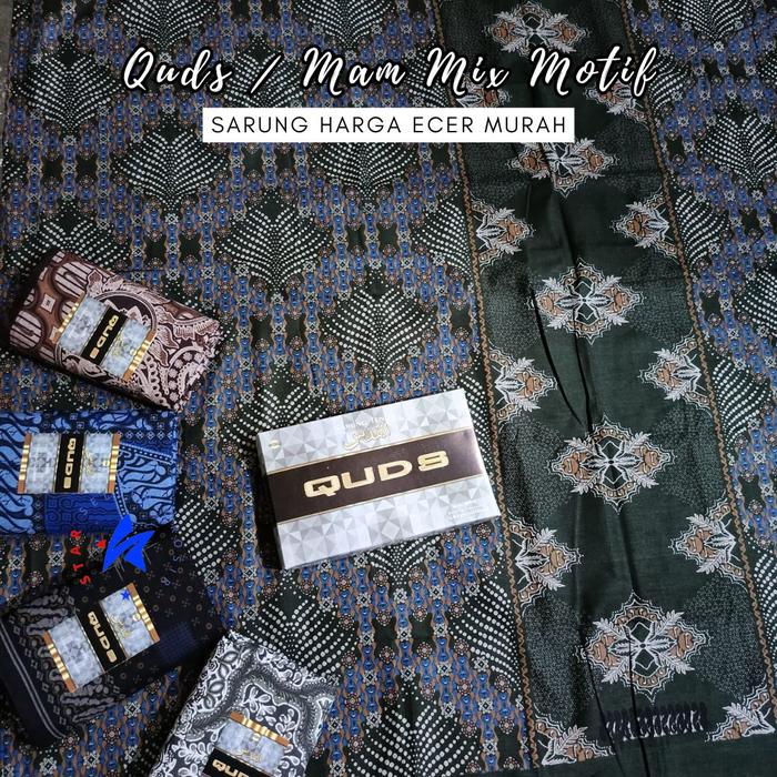 Sarung Tenun Batik QUDS/MAM Motif Jawa Batik by Wadimor Printing ECER GROSIR STARSELLER