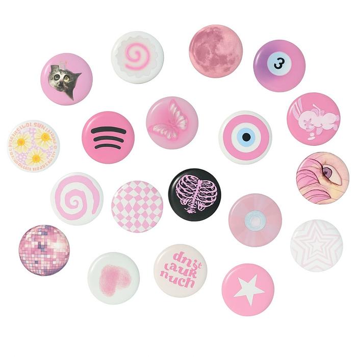 vrill_collection Pin Bros Press - Pin Button Aestethic | Pin Tas | Bags Pin