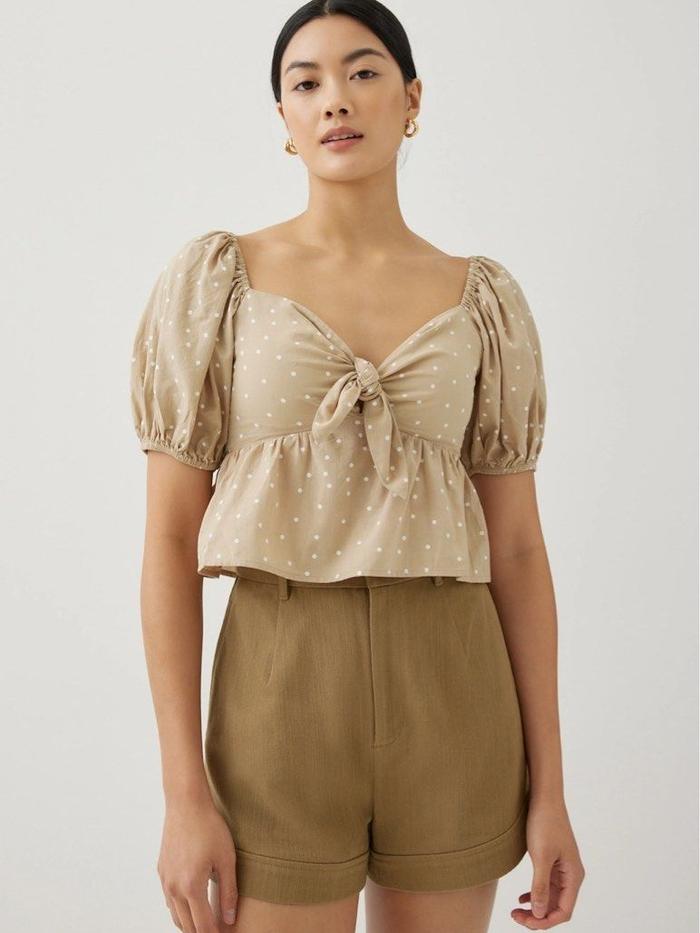Rylen padded babydoll top