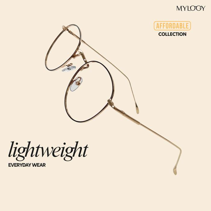 MYLOGY - GOBLIN | Frame Kacamata Bulat | Kacamata Minus / Plus / Silinder Unisex Pria dan Wanita