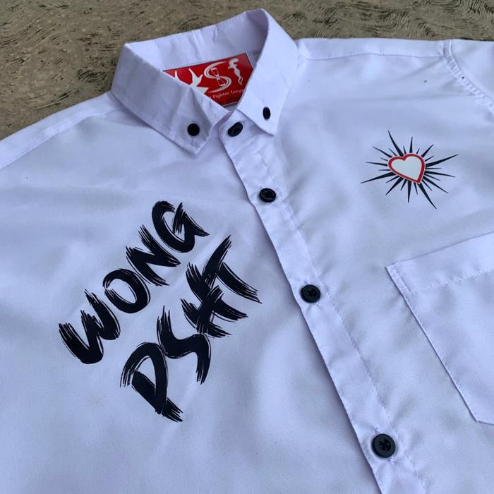 Kemeja PSHT A4, Baju Hem Pencak Silat SH TERATE, Baju PSHT 1922 simple keren, Baju WONG PSHT