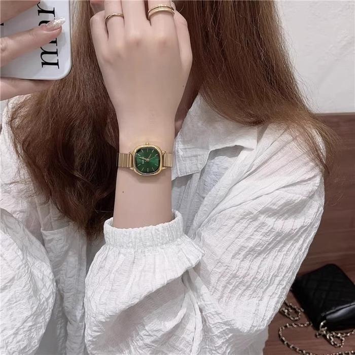 PROMO SPECIAL Gogoey Jam Tangan Wanita Tali Rantai Jam Analog Anti Karatan Jam Fashion Wanita CA095 