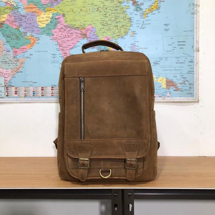 Backpack Leather Crazy Horse