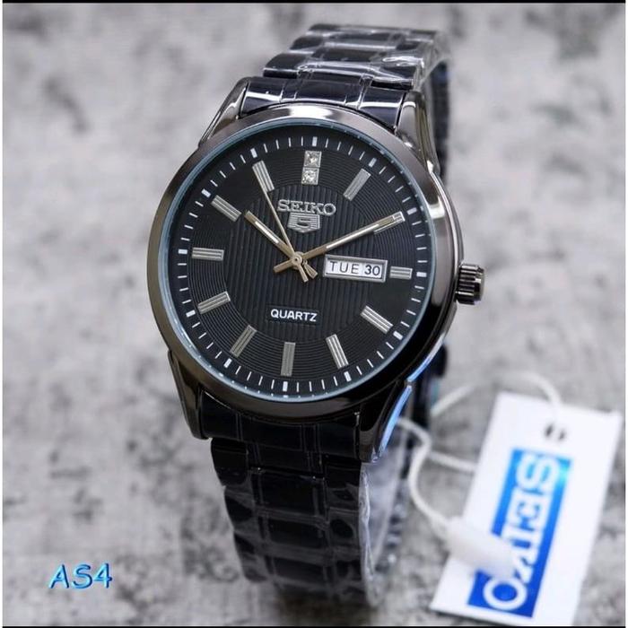 Jam Tangan Pria Seiko Romawi Rantai Tanggal Hari Aktif BEST SELLER!!