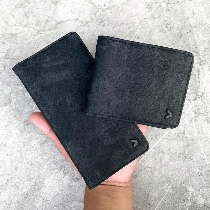 Dompet Kalibre Pria Dompet Lipat Panjang Skin Dompet Original no Eiger Hitam