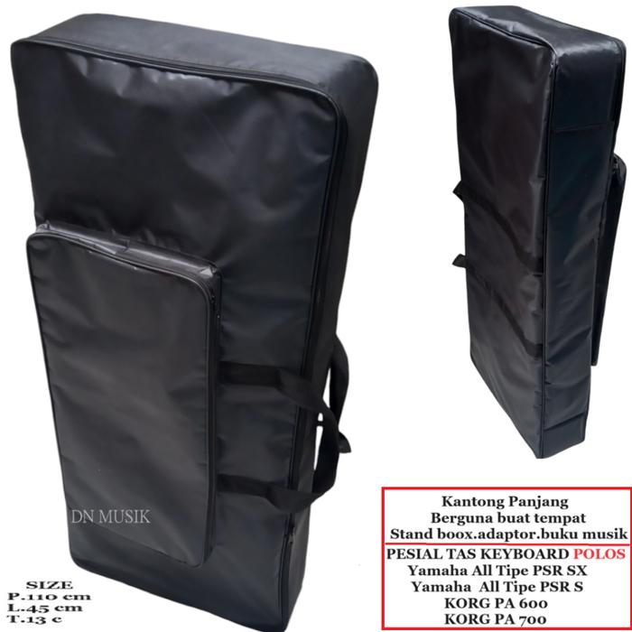 Tas/Case Keyboard Yamaha Psr S Psr Sx  Bahan Polyster Hitam Anti Air.