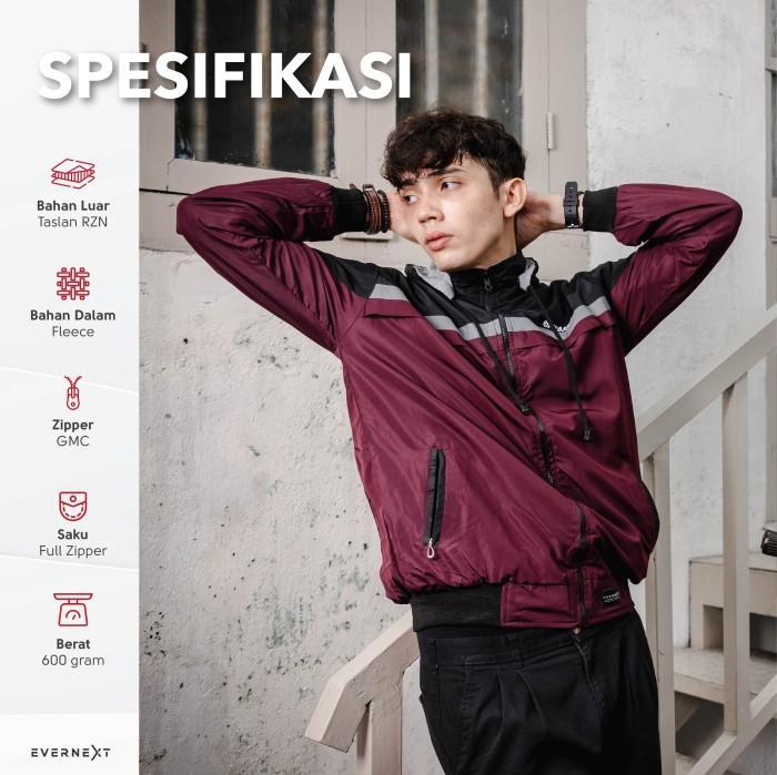 Eiger - EVERNEXT - Jaket Outdoor Pria Jaket Bolak Balik Arvin Pria Jaket Motor Cowok Terbaru