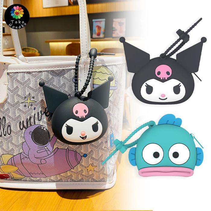 PREMIUM Ganci Dompet Silikon Koin Super Cute Sanrio/Dompet Silikon Koin Earphone/Jelly Silicone Coin
