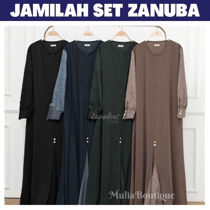 jamilah set zanuba hijab raya series Gamis