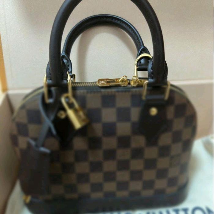 AUTHENTIC LV ALMA BB DAMIER EBENE MICROCHIP PRELOVED