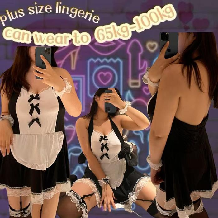 Termurah !! local delivery lingerieing wanita hot jumbo lingerie big size maid lingerieing wanita ho