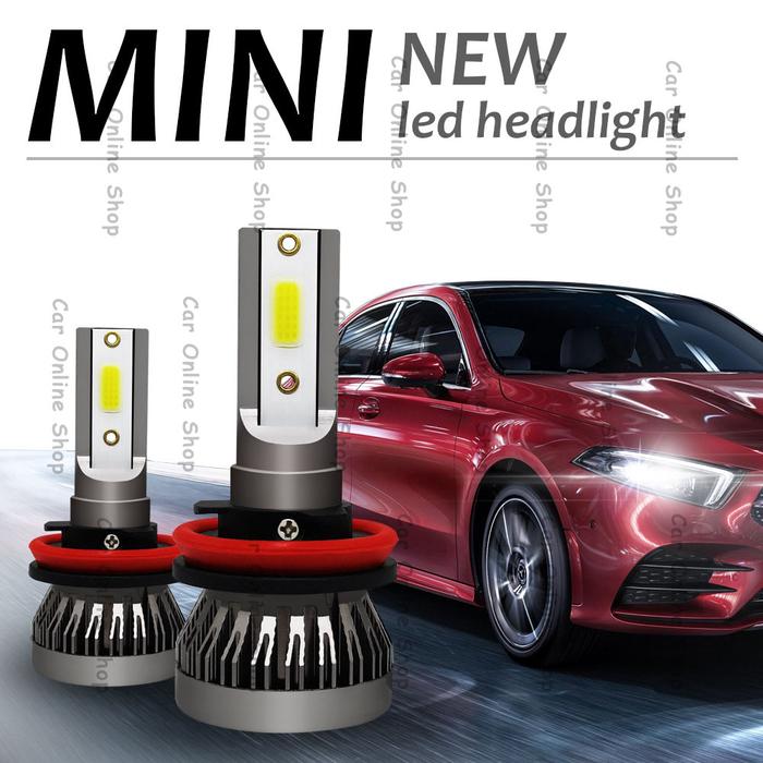 Lampu Led Mini C6 S2 6000 Lumens Cob Headlight / Fog Lamp Mobil Depan H4 H11 Hb3 Hb4 H7 H1 Hb3 Hb4 H