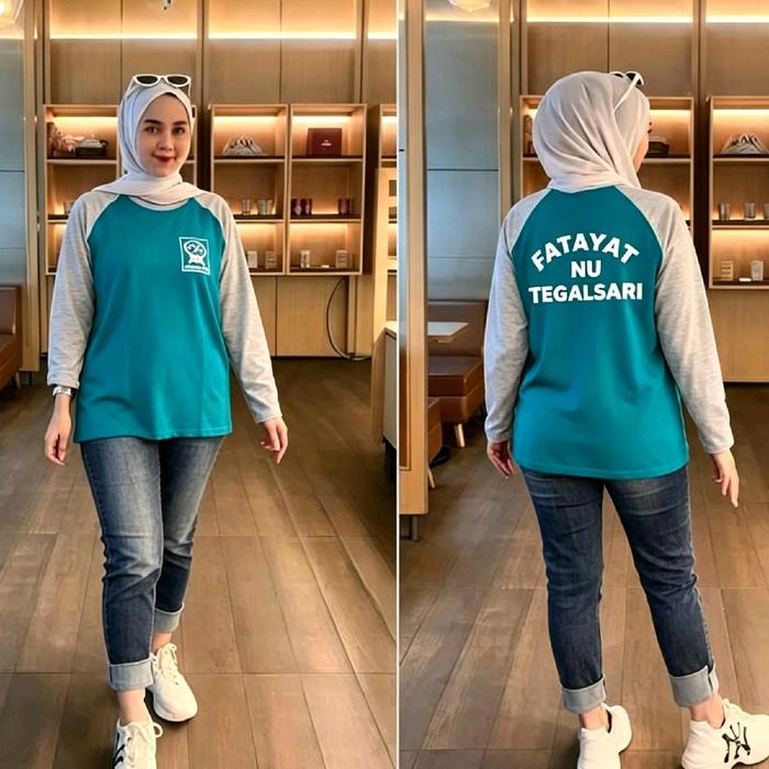 ATASAN KAOS WANITA FATAYAT NU TEGALSARI TERMURAH PREMIUM TERBARU
