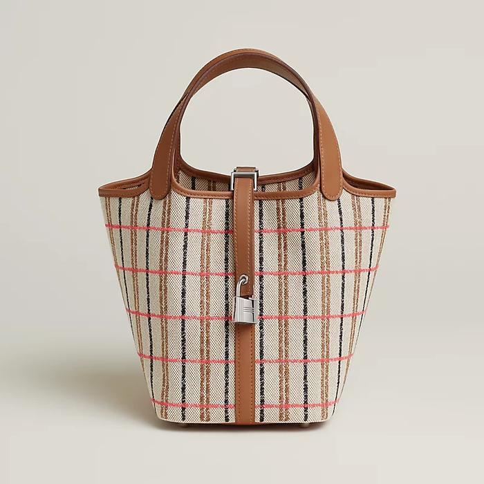 HERMES,Picotin Lock 18 Tote,white