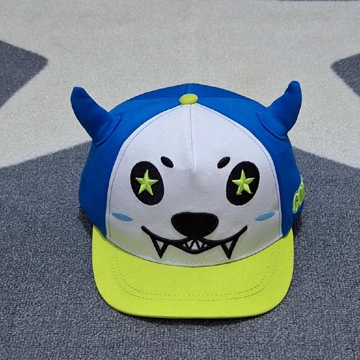 topi visor pendek karakter elstinko unik lucu second