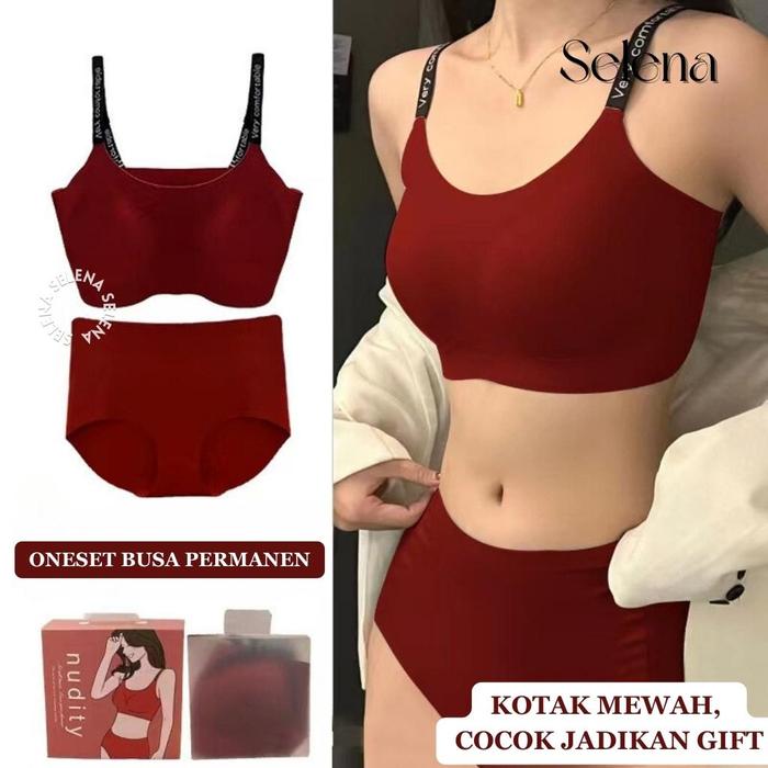 New YOUR PANTY Letty Bra Set Bra BH dan Panties Seamless Sport Bra Busa Permanent