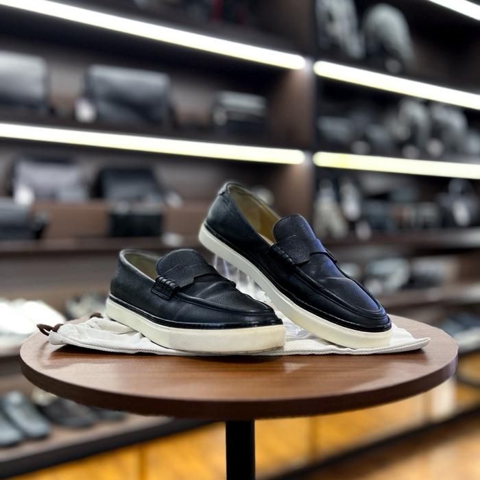 Hermes Job Loafers Black