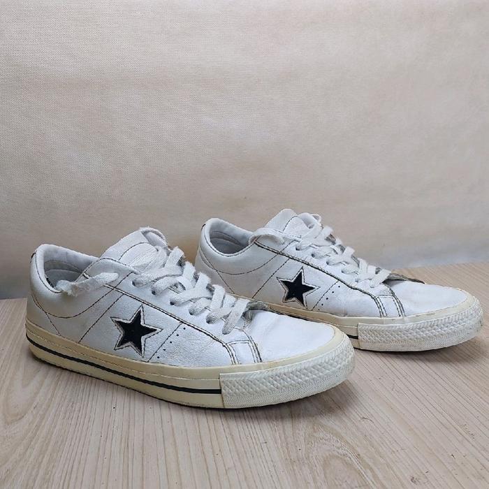 Sepatu Converse Pro Leather White second Original 43 (27,5cm)